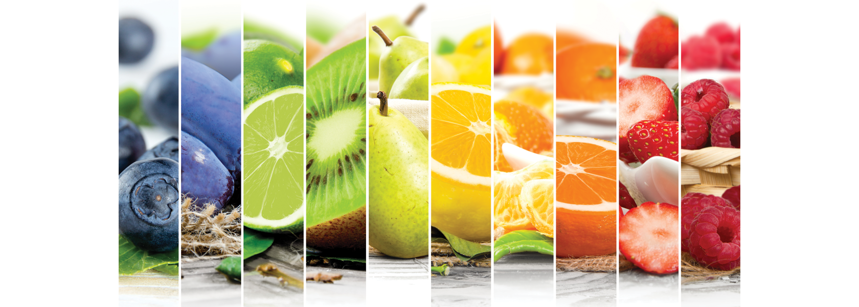 A variety of healthy fruits to help improve optimum nutrition